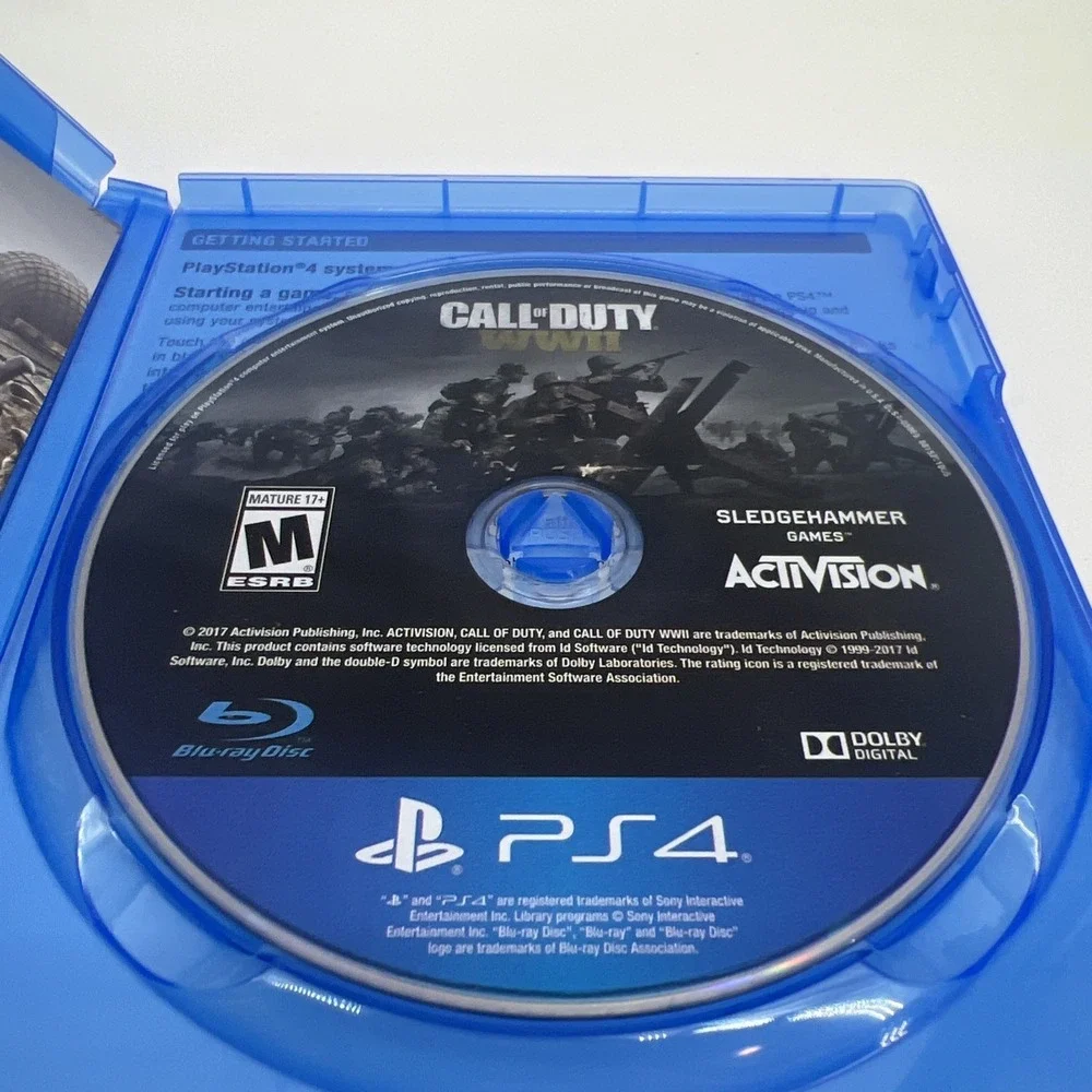 Call of Duty WWII Sony PlayStation 4 PS4 WW2 Game Complete CIB Tested Working